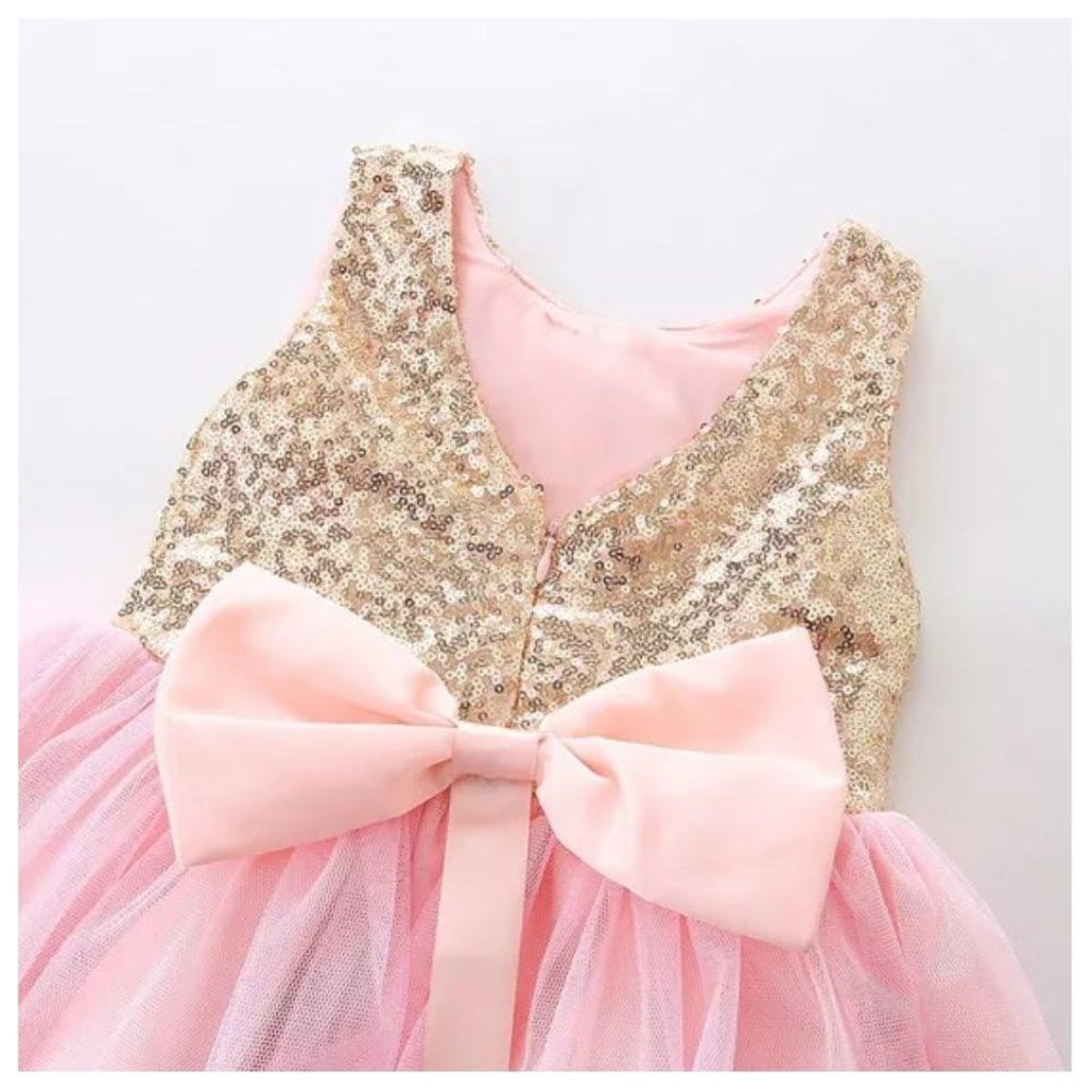 Girls Princess Sequin Dress - Picture 2 of 4
